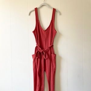Free People Movement Waffle Texture Jumpsuit